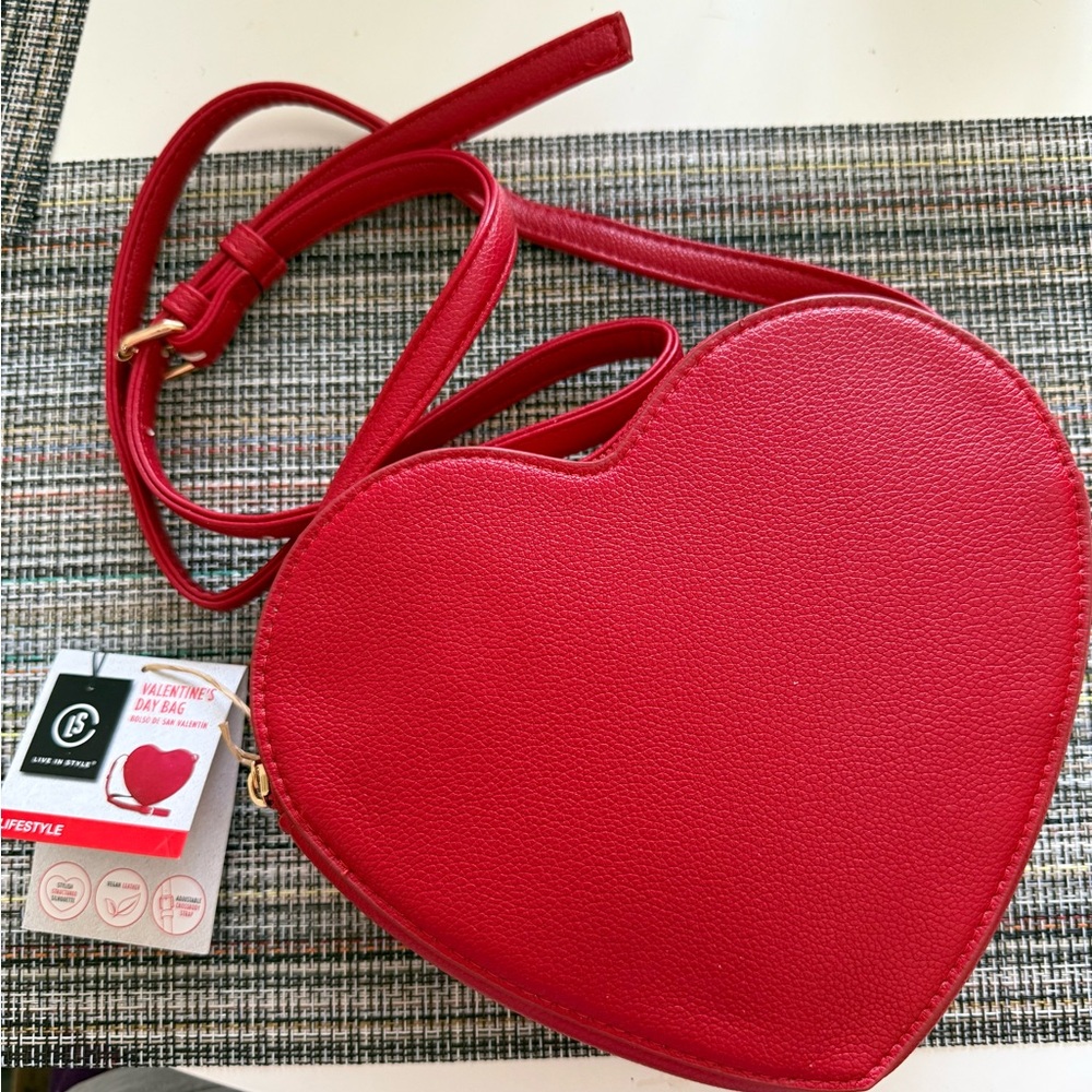 Heart-Shaped Red Bag